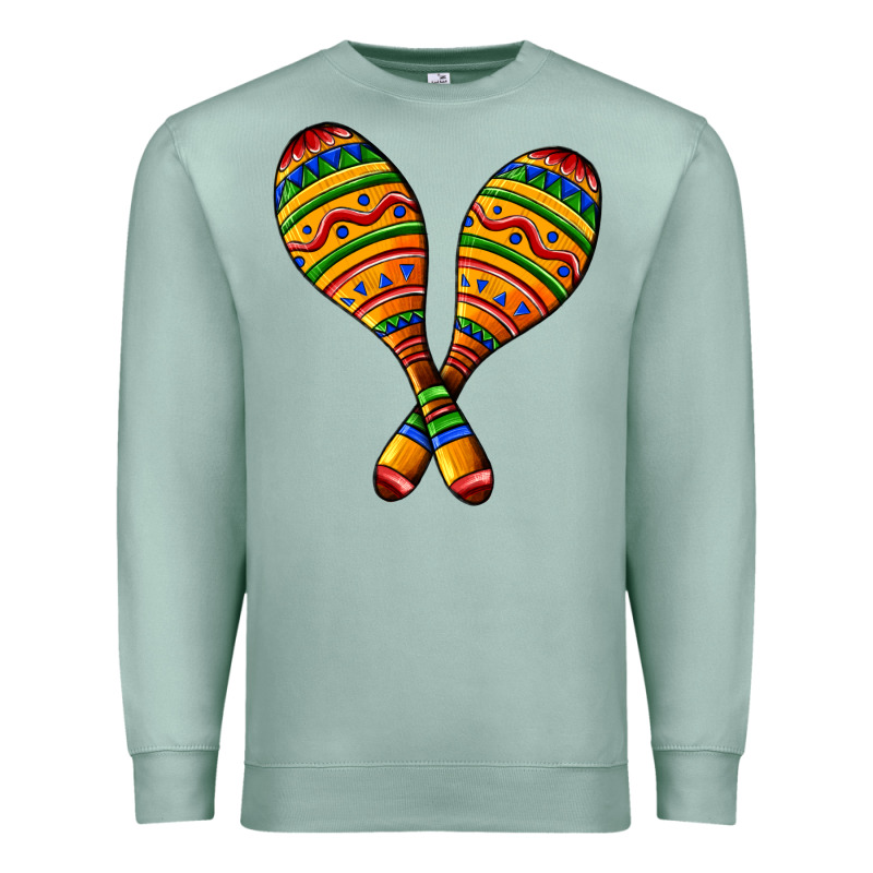 Mexican Maracas Premium Sweatshirt by AdoDesignShop | Teevron
