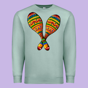 Mexican Maracas Premium Sweatshirt Designed By Adodesignshop