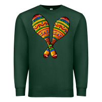 Sports Green mexican maracas Premium Sweatshirt - AdoDesignShop