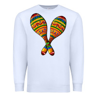 White mexican maracas Premium Sweatshirt - AdoDesignShop