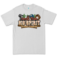 Dove Grey Small town big spirit Baseball Premium Tee - HowdyJamesFarm