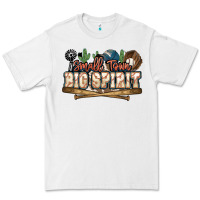 White Small town big spirit Baseball Premium Tee - HowdyJamesFarm