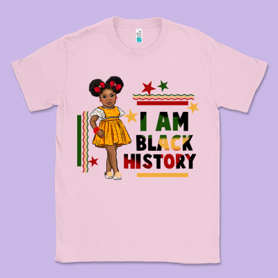 I Am Black History Black Girl Peekaboo Juneteenth Classic Tee Designed By Cowgirlartshop