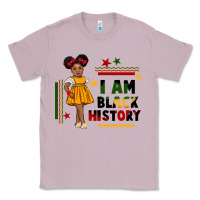 Lilac i am black history black girl peekaboo juneteenth Classic Tee - CowGirlArtShop