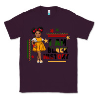 Plum i am black history black girl peekaboo juneteenth Classic Tee - CowGirlArtShop