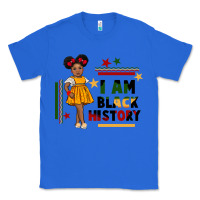 True Royal i am black history black girl peekaboo juneteenth Classic Tee - CowGirlArtShop