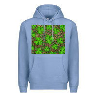 Colony Blue Saint Patricks Day Shamrock And Leopard Premium Hoodie - RanaPortraitStore