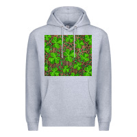 Heather Grey Saint Patricks Day Shamrock And Leopard Premium Hoodie - RanaPortraitStore