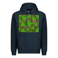 Navy Saint Patricks Day Shamrock And Leopard Premium Hoodie - RanaPortraitStore