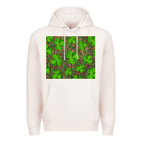 Pale Pink Saint Patricks Day Shamrock And Leopard Premium Hoodie - RanaPortraitStore