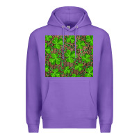 Purple Saint Patricks Day Shamrock And Leopard Premium Hoodie - RanaPortraitStore