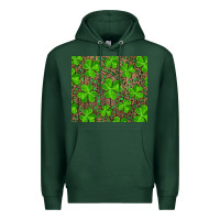 Sports Green Saint Patricks Day Shamrock And Leopard Premium Hoodie - RanaPortraitStore
