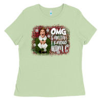 Matcha the elf omg santa Ladies Tee - CowGirlArtShop