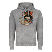 American Mother Skull Mother's Day Vintage Hoodie | Teevron