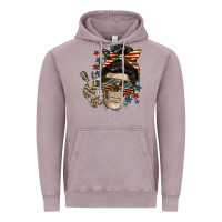 Vintage Zinc American Mother skull Mother's Day Vintage Hoodie - FaDigitalArtStudio