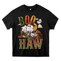 Black Boo haw Heavy Core Tee - NancyCooperArtShop
