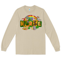 Mushroom nurse st patricks Long Sleeve Tee - FaDigitalArtStudio