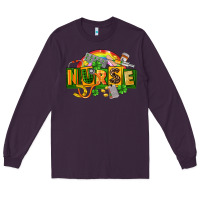 Plum nurse st patricks Long Sleeve Tee - FaDigitalArtStudio