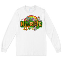 White nurse st patricks Long Sleeve Tee - FaDigitalArtStudio