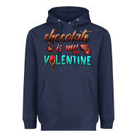 Navy chocolate is my valentine Heavyweight Hoodie - AdoDesignShop