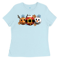Baby Blue christmas Ladies Tee - CowGirlArtShop