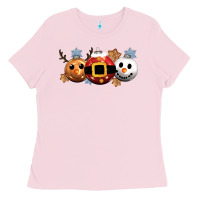 Bubblegum Pink christmas Ladies Tee - CowGirlArtShop