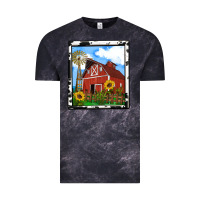 Cloud Black rustic western barn olivia Vintage Tee - OliviaCreatesArt