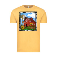 Vintage Mustard rustic western barn olivia Vintage Tee - OliviaCreatesArt