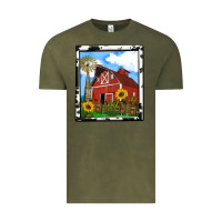Vintage Olive rustic western barn olivia Vintage Tee - OliviaCreatesArt