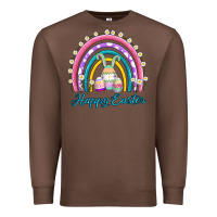 Chestnut easter egg bunny rainbow Premium Sweatshirt - AdoDesignShop
