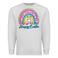 Dove Grey easter egg bunny rainbow Premium Sweatshirt - AdoDesignShop