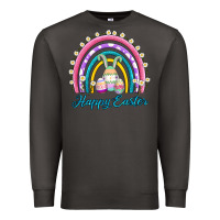 Smoke easter egg bunny rainbow Premium Sweatshirt - AdoDesignShop