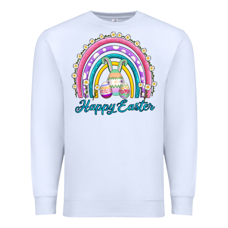 Easter Egg Bunny Rainbow Premium Sweatshirt by AdoDesignShop | Teevron