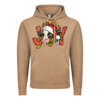 Vintage Coffee joy christmas with cow bbs Vintage Hoodie - BundleAndBundleShop