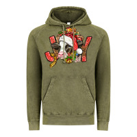Vintage Olive joy christmas with cow bbs Vintage Hoodie - BundleAndBundleShop