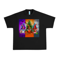Black halloween gnomes Urban Heavy Tee - FaDigitalArtStudio