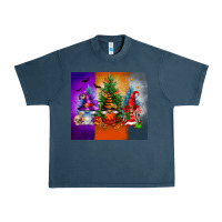 Midnight Navy halloween gnomes Urban Heavy Tee - FaDigitalArtStudio
