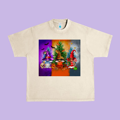 Halloween Gnomes Urban Heavy Tee Designed By Fadigitalartstudio