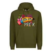 Army Green little miss prek Premium Hoodie - CowhideDigitalArt
