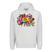 Dove Grey little miss prek Premium Hoodie - CowhideDigitalArt