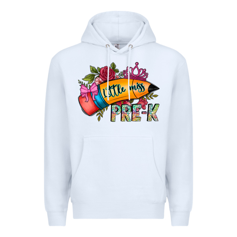 Little Miss Prek Premium Hoodie by CowhideDigitalArt | Teevron