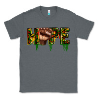 Charcoal Heather hope juneteenth Classic Tee - CowGirlArtShop