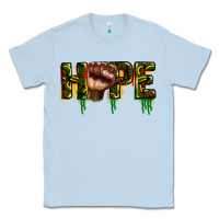 Dusty Blue hope juneteenth Classic Tee - CowGirlArtShop