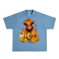 Pebble Blue Fall Autumn heifer pumpkin Urban Heavy Tee - RanaPortraitStore