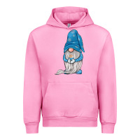 Fuchsia Pink winter gnome Urban Hoodie - JahusDesignShop