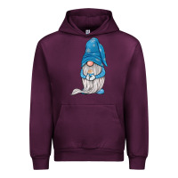 Mauve Wine winter gnome Urban Hoodie - JahusDesignShop