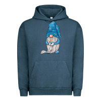 Pigment Midnight Navy winter gnome Urban Hoodie - JahusDesignShop