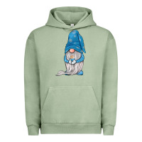 Pigment Oil Green winter gnome Urban Hoodie - JahusDesignShop