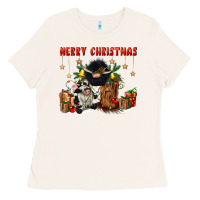 Bone merry christmas Ladies Tee - CowGirlArtShop