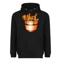 Black nugget and nuggets basket Heavyweight Hoodie - AdoDesignShop